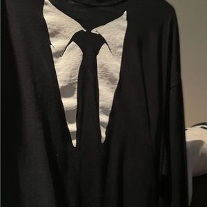 Unisex Tuxedo T-shirt. Worn once as costume.